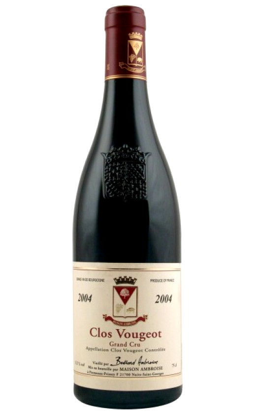 Bertrand Ambroise Clos Vougeot Grand Cru 2004