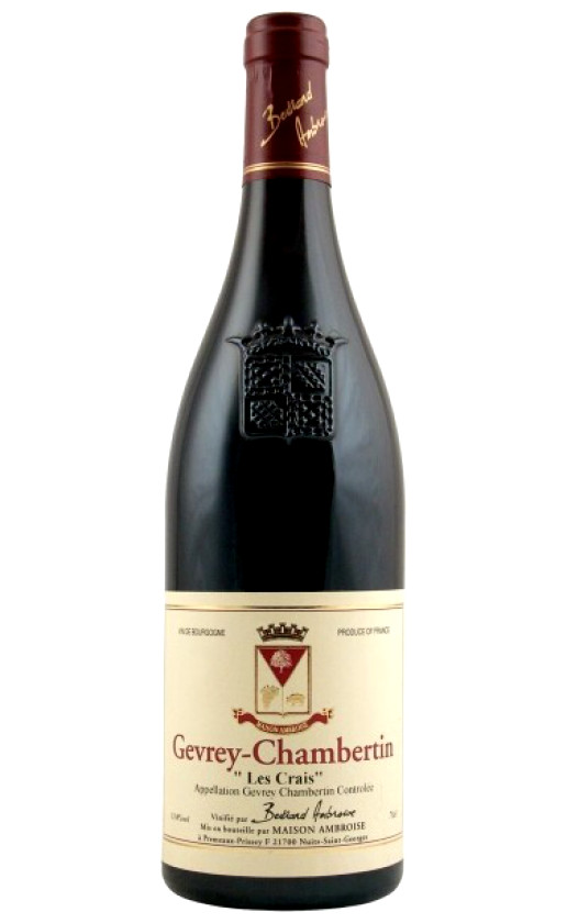 Bertrand Ambroise Gevrey-Chambertin Les Crais 2008