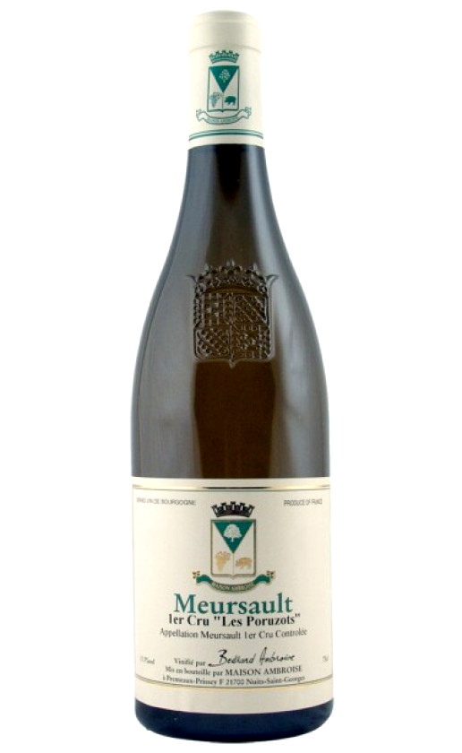 Bertrand Ambroise Meursault Premier Cru Les Poruzots 2007