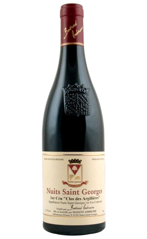 Bertrand Ambroise Nuits-Saint-Georges Premier Cru Clos des Argillieres 2006