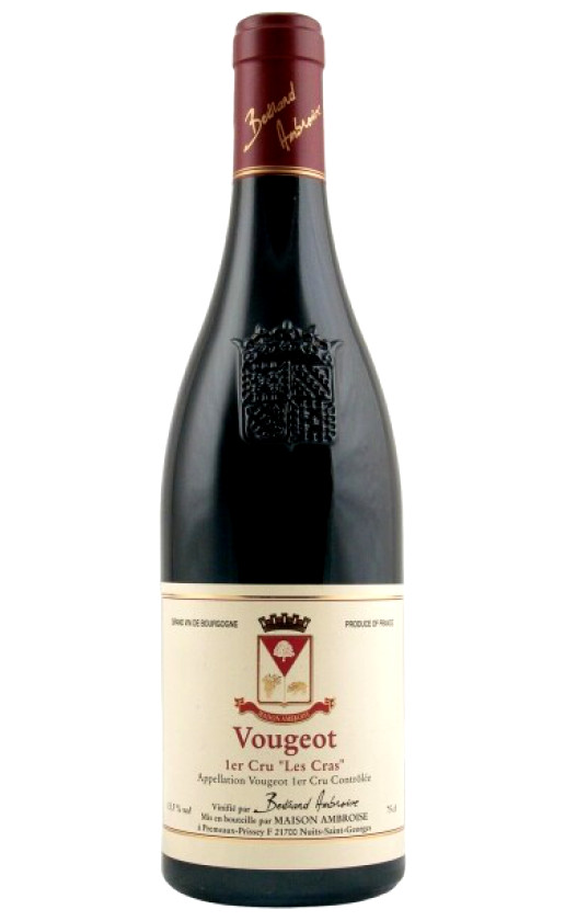 Bertrand Ambroise Vougeot Premier Cru Les Cras 2007