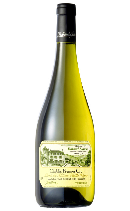 Billaud-Simon Chablis Premier Cru Mont de Milieu Vieille Vigne 2008