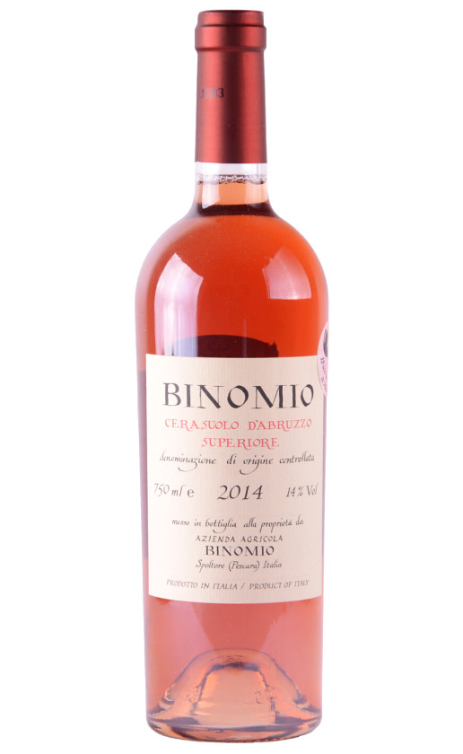 Binomio Cerasuolo d'Abruzzo Superiore 2014