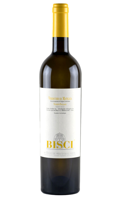 Bisci Verdicchio di Matelica Vigneto Fogliano 2016