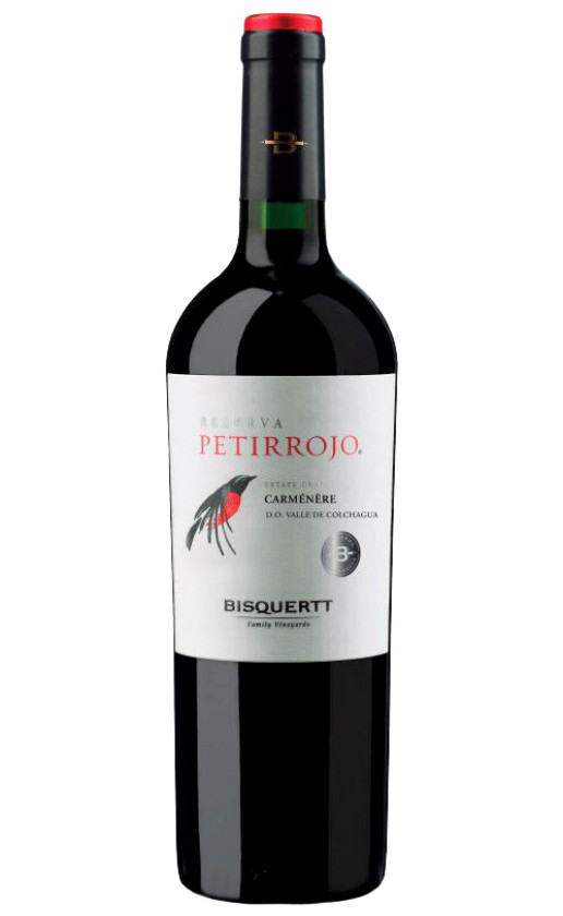 Bisquertt Petirrojo Reserva Carmenere Colchagua Valley 2019