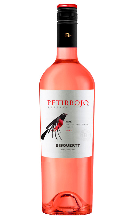 Bisquertt Petirrojo Reserva Rose Colchagua Valley 2018