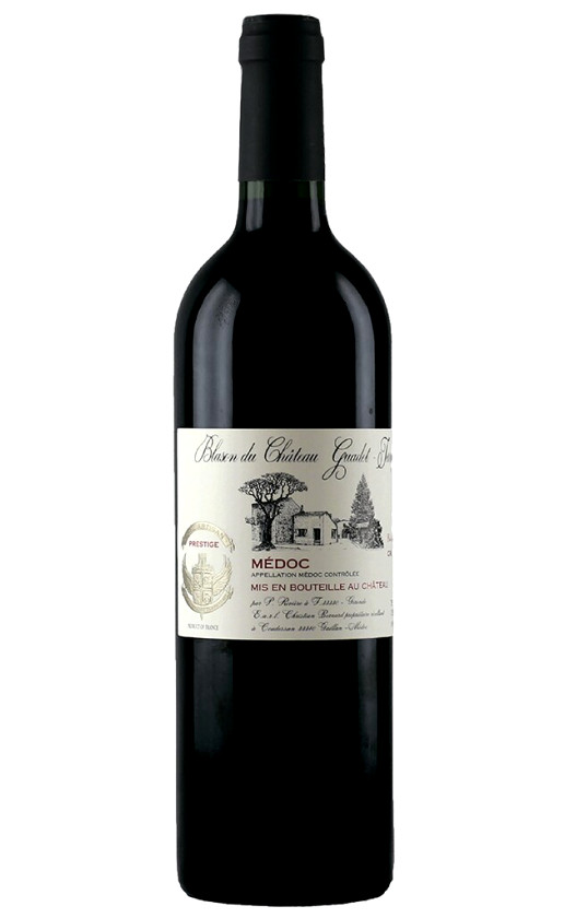 Blason du Chateau Guadet Terrefort Cru Artisan Medoc 2010
