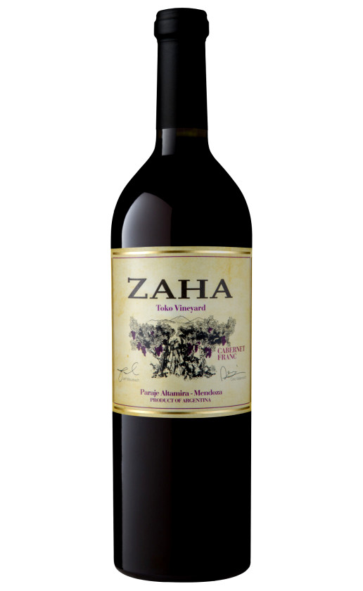 Bodega Teho Zaha Toko Vineyard Cabernet Franc 2018