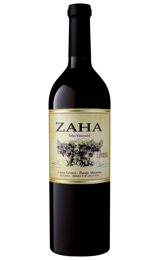 Bodega Teho Zaha Toko Vineyard Cabernet Sauvignon 2018