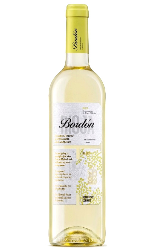 Bodegas Franco-Espanolas Bordon Blanco Rioja a 2019