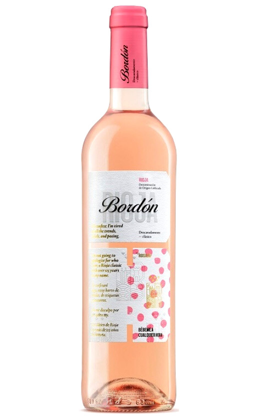 Bodegas Franco-Espanolas Bordon Rosado Rioja a 2020