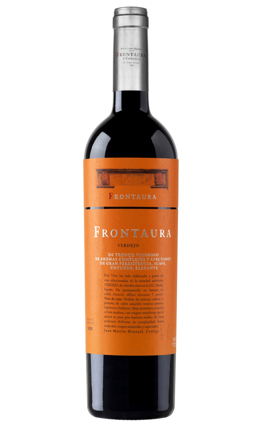 Bodegas Frontaura Verdejo Rueda 2015