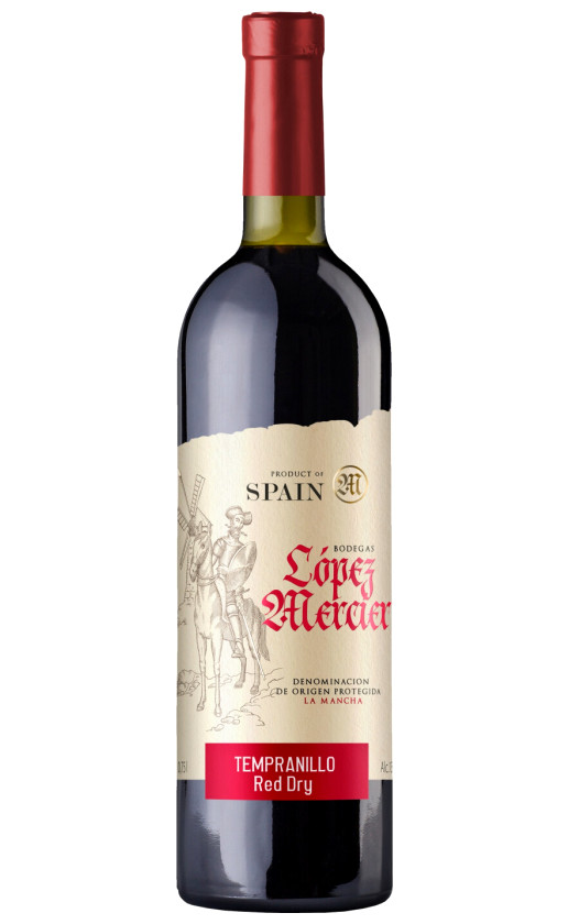 Bodegas Lopez Mercier Tempranillo Red Dry La Mancha