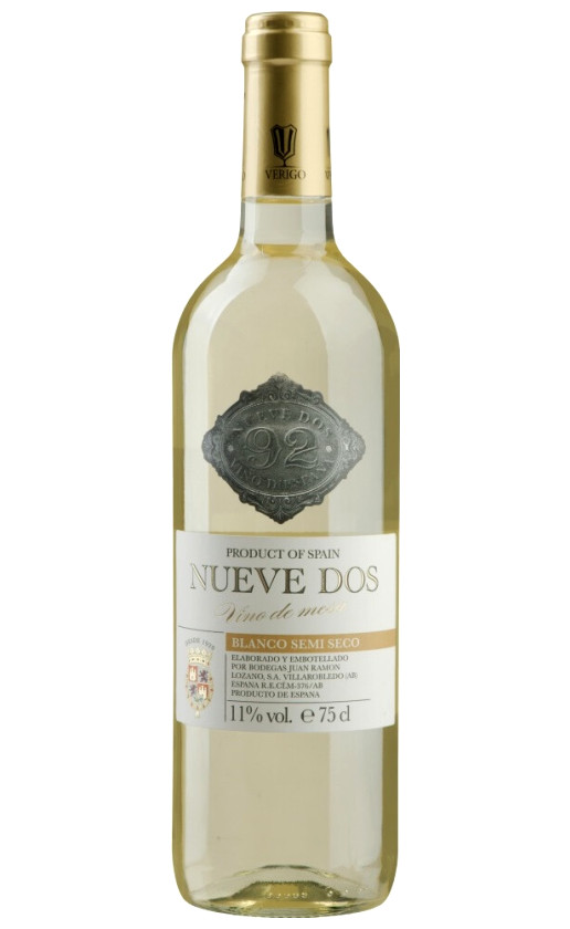 Bodegas Lozano Nueve Dos Blanco Semiseco