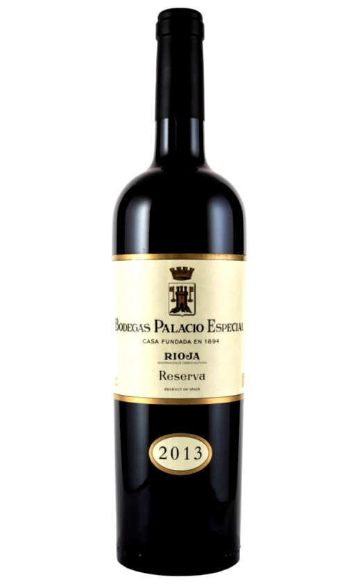Bodegas Palacio Especial Reserva Rioja a 2013