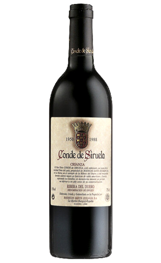 Bodegas Santa Eulalia Conde de Siruela Crianza 2007
