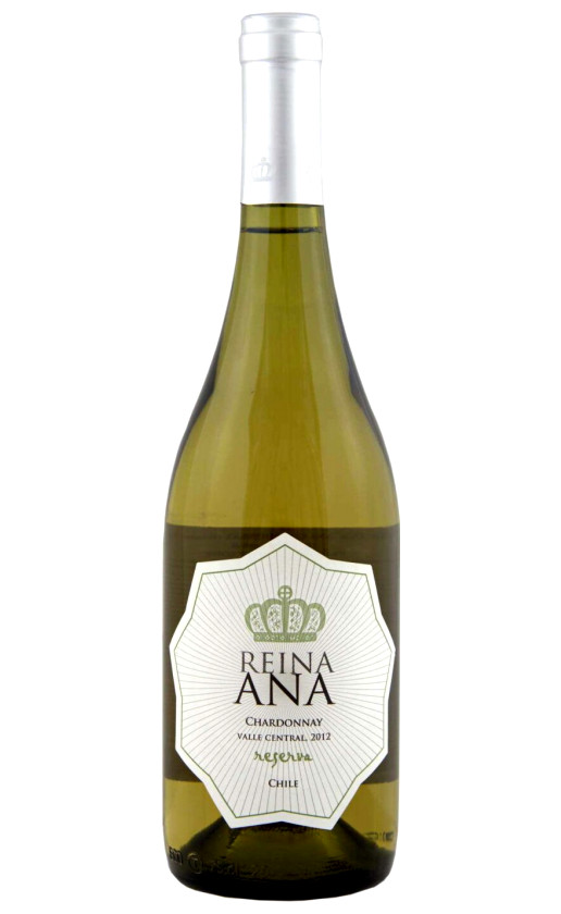Bodegas y Vinedos de Aguirre Reina Ana Reserva Chardonnay Central Valley 2012