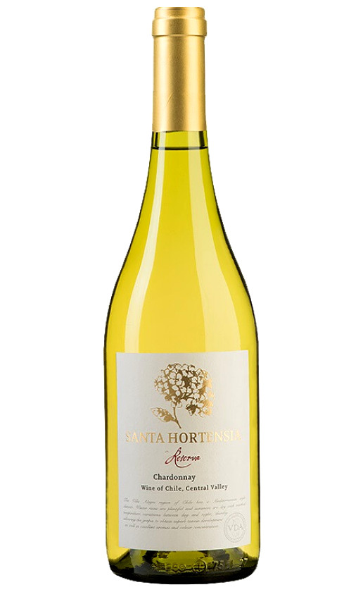 Bodegas y Vinedos de Aguirre Santa Hortensia Chardonnay Reserva Central Valley 2016