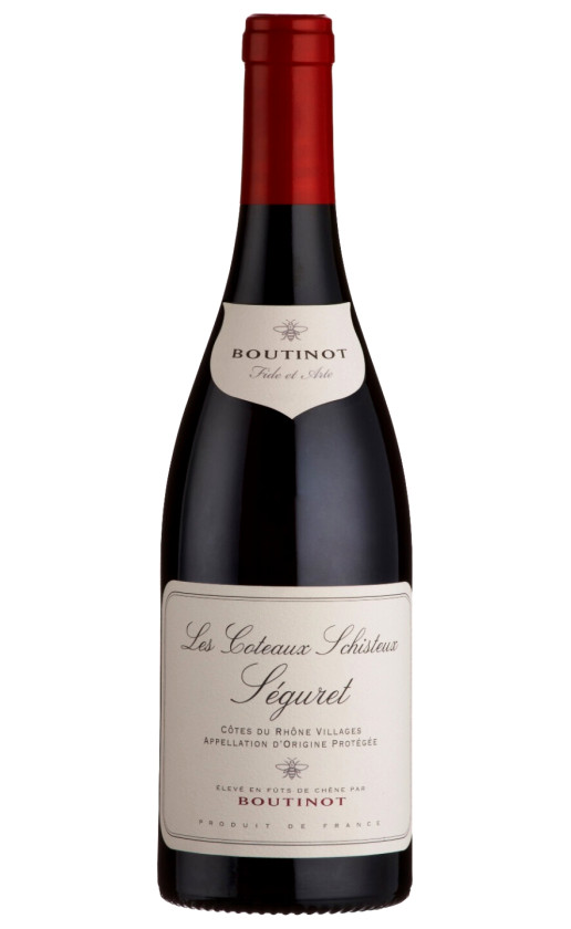 Boutinot Les Coteaux Schisteux Seguret Cotes du Rhone Villages 2016
