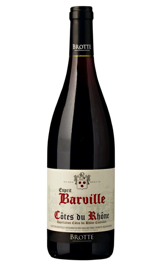 Brotte Esprit Barville Rouge Cotes du Rhone