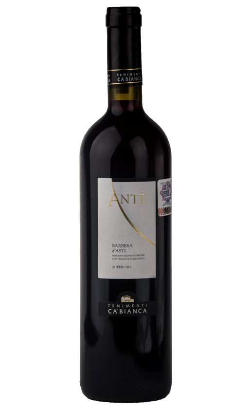 Ca'Bianca Ante Barbera d'Asti Superiore 2010
