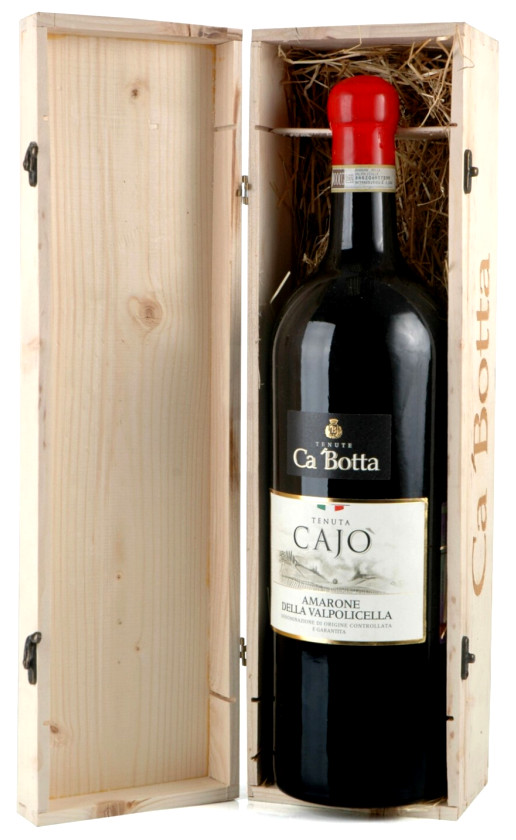 Ca'Botta Tenuta Cajo Amarone della Valpolicella 2012 wooden box