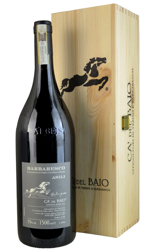 Ca'del Baio Barbaresco Asili 2018 wooden box