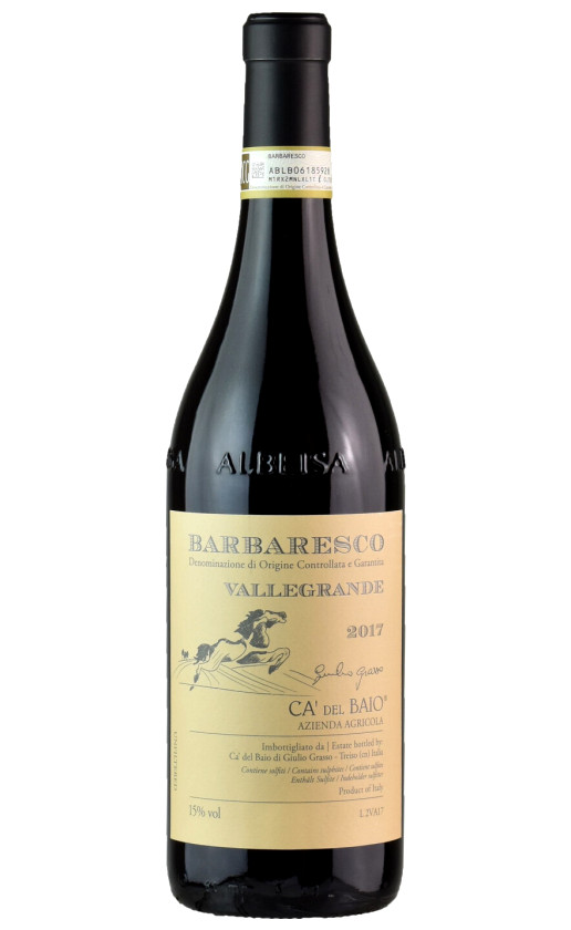 Ca'del Baio Barbaresco Vallegrande 2017