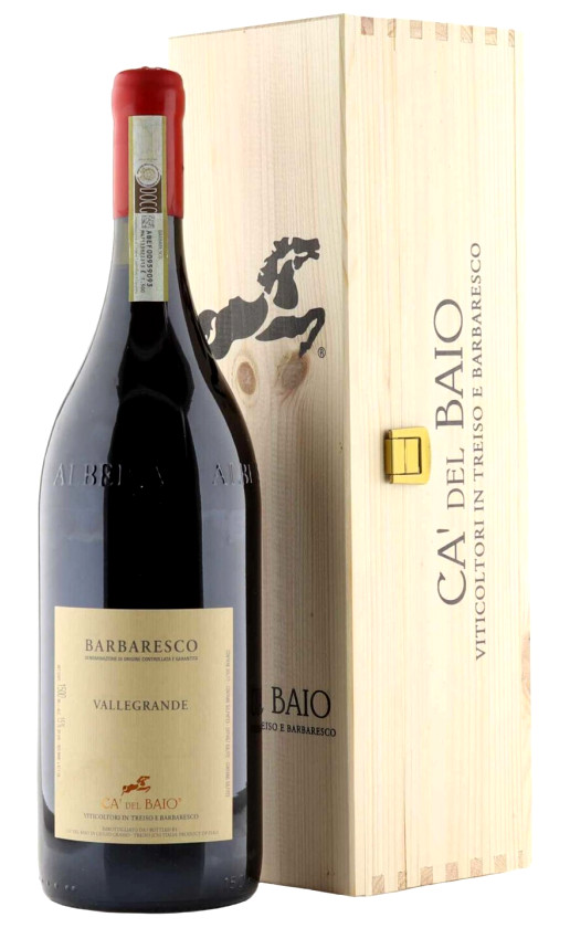 Ca'del Baio Barbaresco Vallegrande 2018 wooden box
