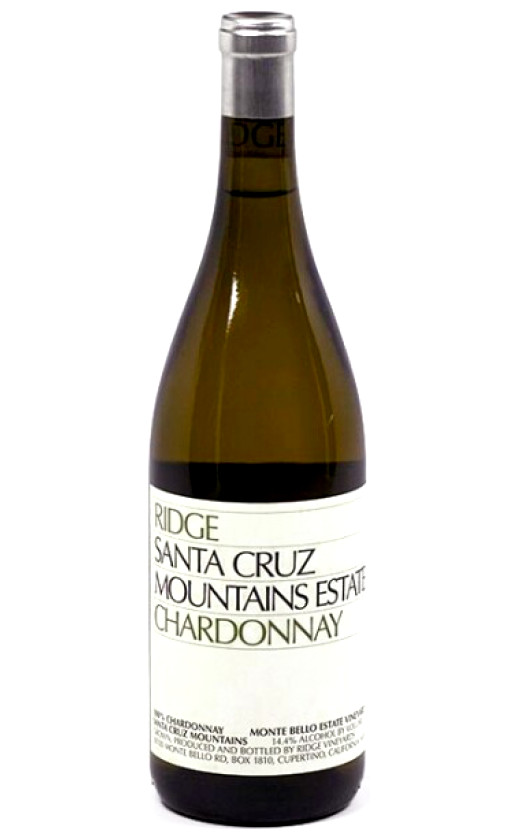 California Santa Cruz Mountains Chardonnay 2007