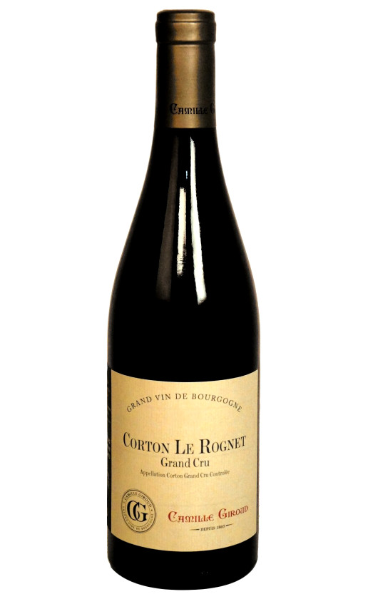 Camille Giroud Corton Le Rognet Grand Cru 2010
