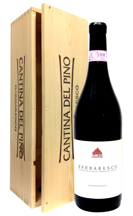 Cantina del Pino Barbaresco 2015 wooden box