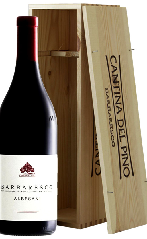 Cantina del Pino Barbaresco Albesani 2011 wooden box