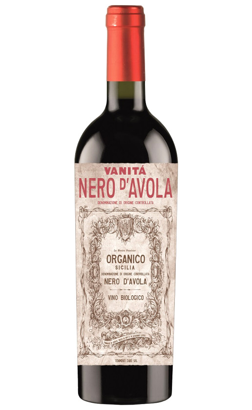 Cantine Cellaro Vanita Nero d'Avola Organico Sicilia 2019