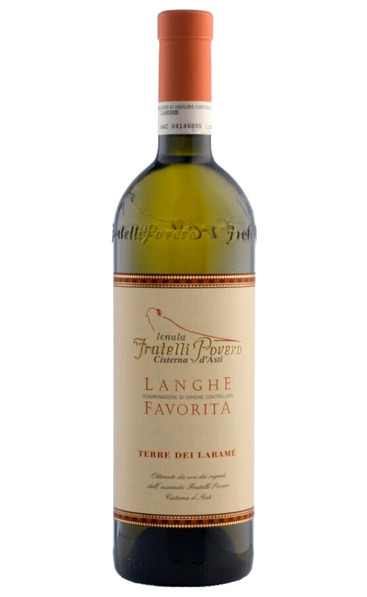 Cantine Povero Favorita Terre dei Larame Langhe 2019
