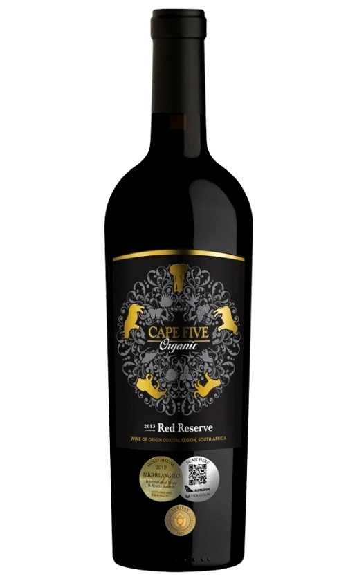 Cape Five Organic Red Reserve 2013