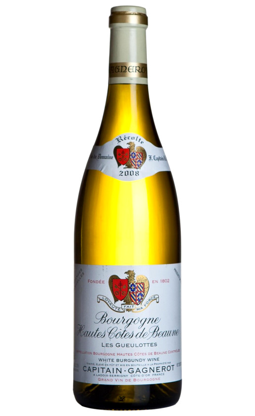 Capitain-Gagnerot Bourgogne Hautes-Cotes de Beaune Les Gueulottes 2008