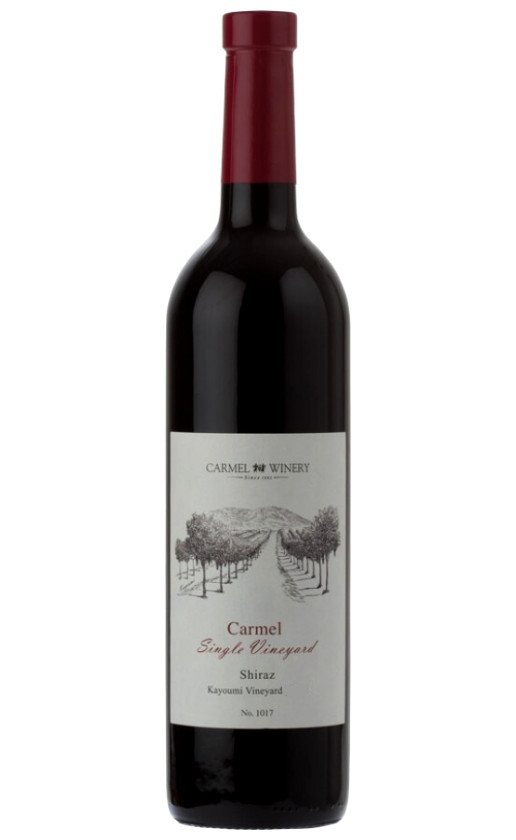 Carmel Single Vineyard Shiraz Kayoumi Vineyard 2014