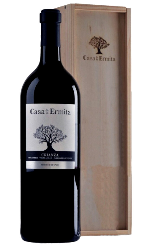 Casa de la Ermita Tinto Crianza Jumilla wooden box