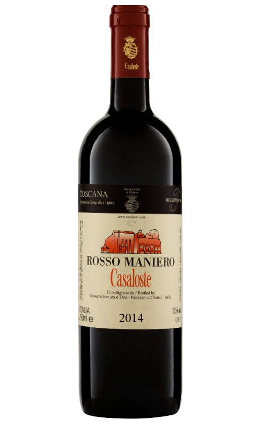 Casaloste Rosso Maniero Toscana 2014