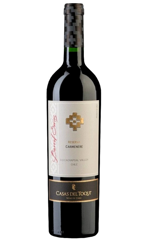 Casas del Toqui Barrel Series Reserva Carmenere Cachapoal Valley 2018