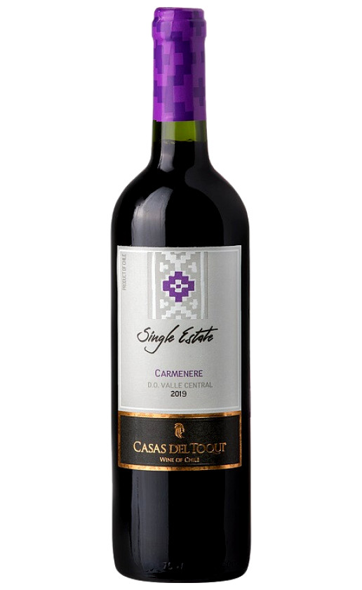 Casas del Toqui Single Estate Carmenere Central Valley 2019