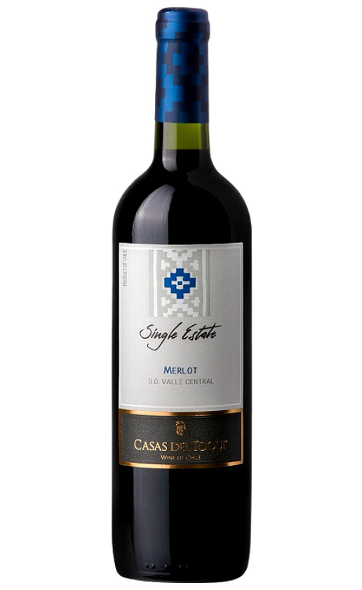 Casas del Toqui Single Estate Merlot Central Valley 2018