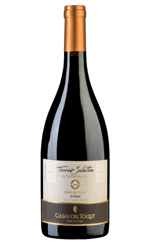 Casas del Toqui Terroir Selection Gran Reserva Syrah Cachapoal Valley 2013