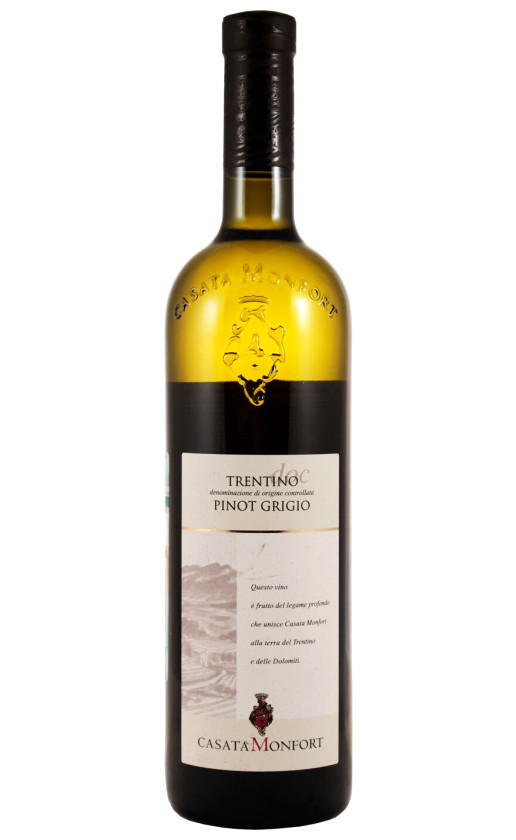 Casata Monfort Pinot Grigio Trentino 2019