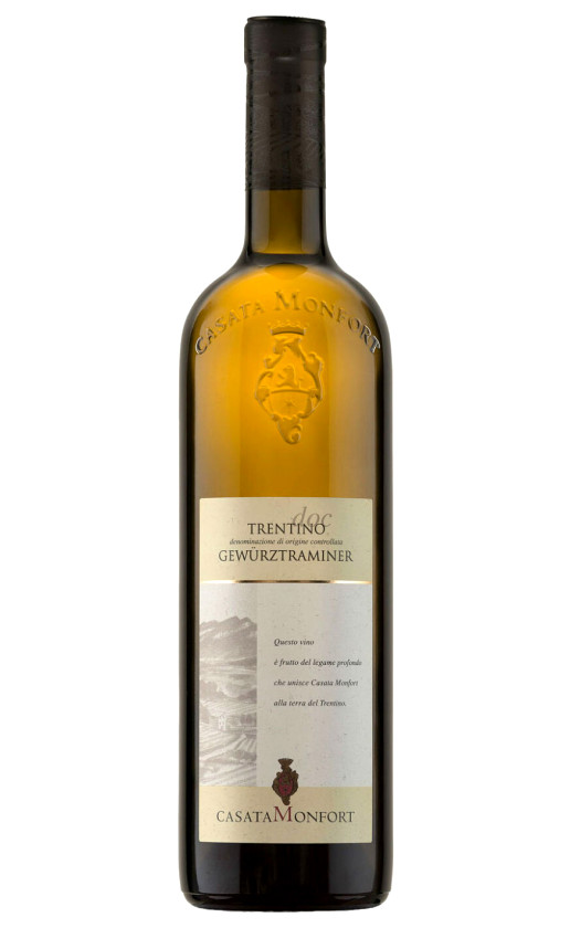 Casata Monfort Traminer Aromatico Trentino 2016