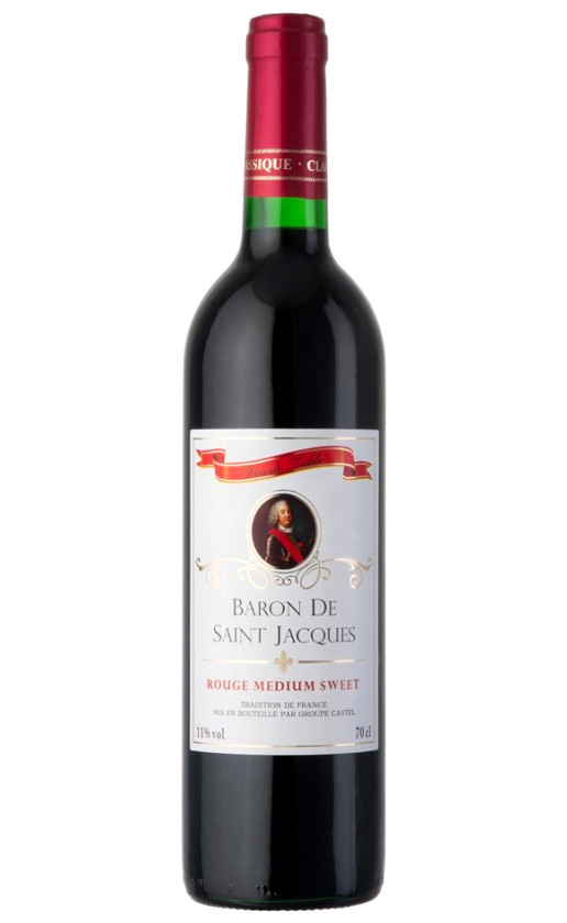 Castel Groupe Baron De Saint Jacgues Rouge Medium Sweet