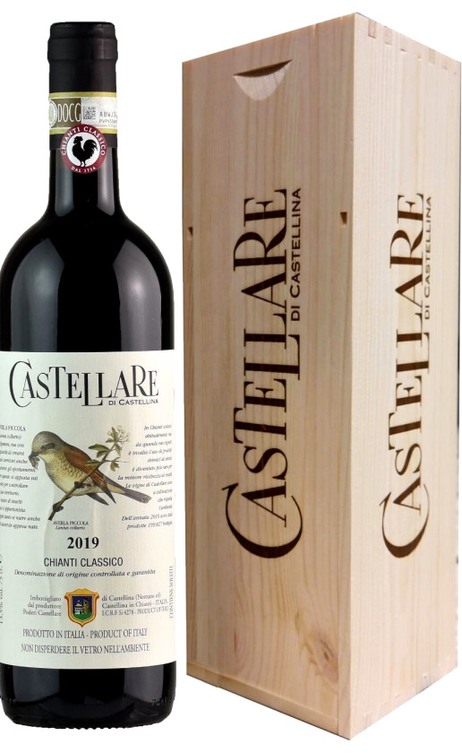 Castellare di Castellina Chianti Classico 2019 wooden box