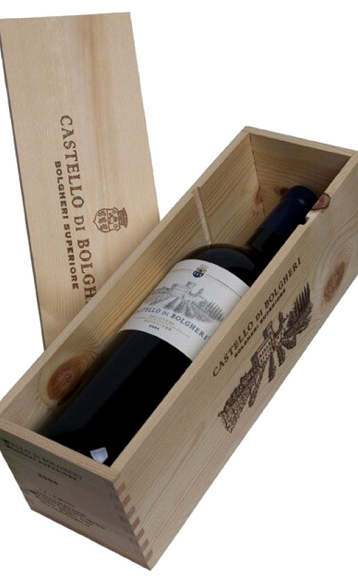 Castello di Bolgheri Bolgheri Superiore 2006 wooden box