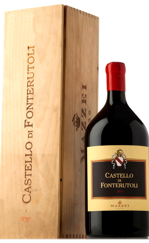 Castello di Fonterutoli Chianti Classico 2005 wooden box